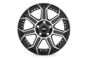 Jeep Cherokee Wheel - Rough Country - 89 Series - Black Machined Gun Metal - '85-'01